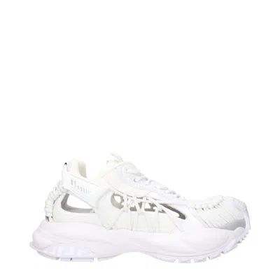 Versace White Leather Low Tops