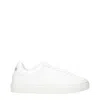 Versace White Leather Sneakers