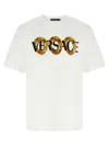 Versace Maxi Chain Logo T-shirt In White