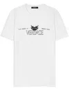 Versace Man T-shirt White Size L Cotton In White