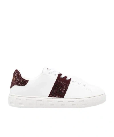 Versace White Low Top Sneakers