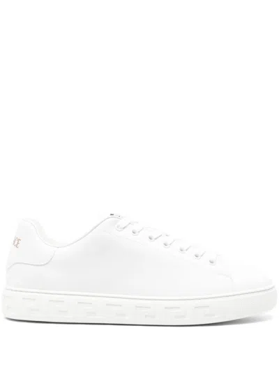 VERSACE WHITE LOW TOP SNEAKERS