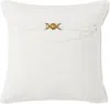 Versace White Medusa '95 Cushion, 45 Cm In 1w010-white