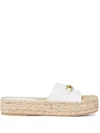 Versace Medusa '95 Leather Espadrilles - Women's - Leather In White