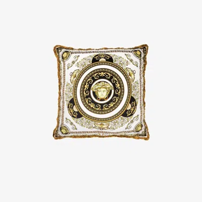 Versace White Medusa Double Sided Cushion