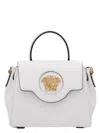 Versace Medusa Hand Bags White In White