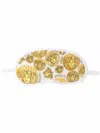 Versace Medusa Head-print Sleep Mask In White