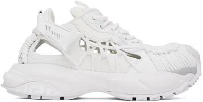 Versace White Mercury M_vs_01 Sneakers In 1w000 White