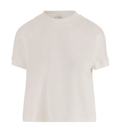 Versace White Round Neck Short Sleeves T-shirt