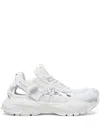 Versace White Sneakers With Panelled Design And Cut-out In White
