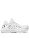 Versace White Sneakers With Panelled Design And Cut-out In White