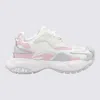 Versace Mercury M_vs_04 Low-top Sneakers In White/pastel Pink/silver