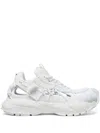 Versace White Sneakers With Panelled Design And Cut-out In White