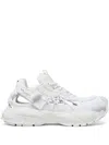 Versace White Sneakers With Panelled Design And Cut-out In White