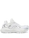 Versace White Sneakers With Panelled Design And Cut-out