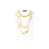 Versace White T-shirt For Kids With Logo In White