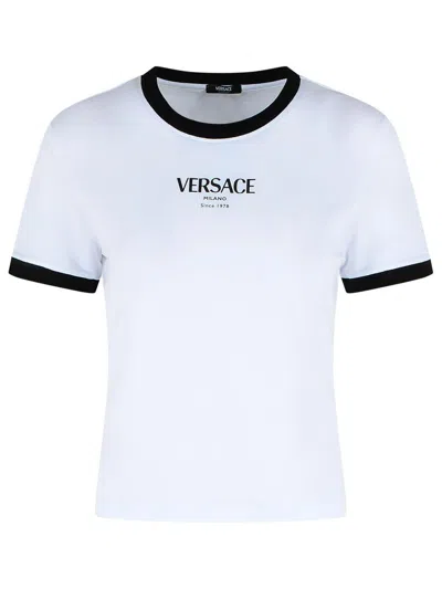 Versace White Viscose T-shirt