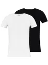 Versace Bio Jersey Bi-pack T-shirt In Multi
