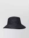 Versace Wide Brim Embroidered Texture Tonal Stitching Hat