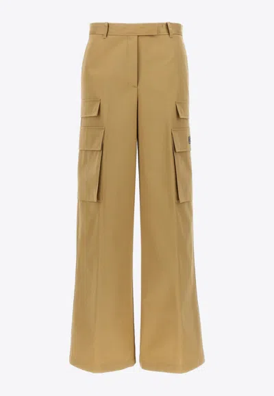 VERSACE WIDE-LEG CARGO PANTS