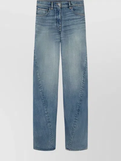 Versace Wide-leg Faded Wash Trousers