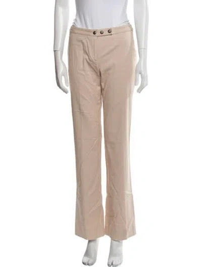 Pre-owned Versace Wide Leg Pants In Pink