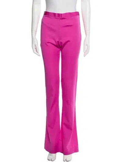 Pre-owned Versace Wide Leg Pants In Pink
