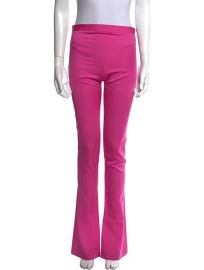 Pre-owned Versace Wide Leg Pants In Pink