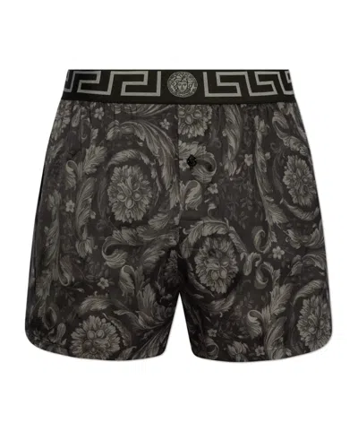 VERSACE VERSACE BAROCCO PATTERN PRINTED UNDERWEAR SHORTS