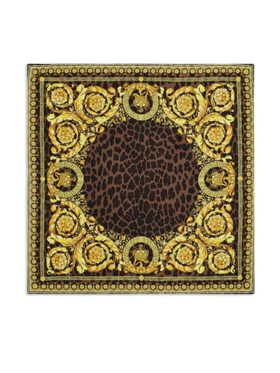 Versace Wild Barocco Blankey In Gold