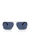 Versace Wire Ve2290 Rectangular Sunglasses In Multi