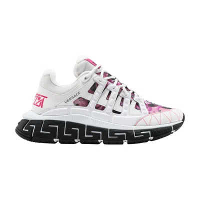 Pre-owned Versace Wmns Trigreca 'white Pale Pink' | Women's Size 36