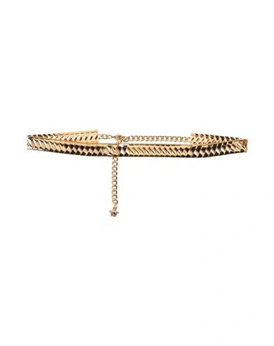 Versace Woman Belt Gold Size Onesize Metal