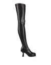 VERSACE VERSACE WOMAN BOOT BLACK SIZE 8 LEATHER