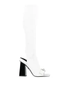 Versace Woman Boot White Size 5.5 Leather