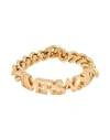 Versace Woman Bracelet Gold Size M Metal In Gold