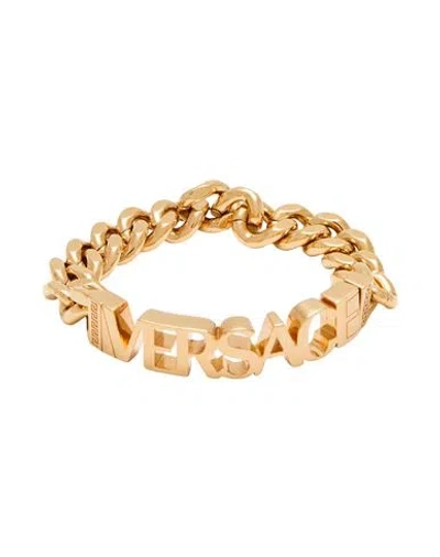 Versace Woman Bracelet Gold Size M Metal
