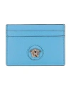 Versace Woman Cardholder Azure Size - Calfskin