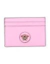 Versace Woman Cardholder Pink Size - Calfskin