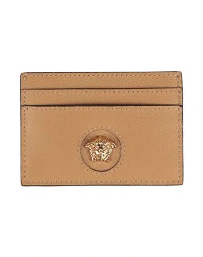 Versace Woman Cardholder Sand Size - Leather
