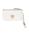 Versace Woman Cardholder White Size - Leather