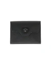 VERSACE VERSACE WOMAN COIN PURSE BLACK SIZE - SOFT LEATHER