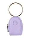 VERSACE VERSACE WOMAN COIN PURSE LILAC SIZE - LEATHER
