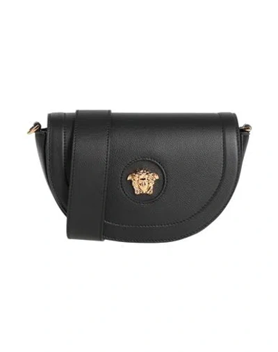 Versace Woman Cross-body Bag Black Size - Calfskin