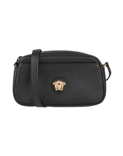 Versace Woman Cross-body Bag Black Size - Calfskin