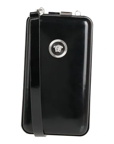 Versace Woman Cross-body Bag Black Size - Calfskin