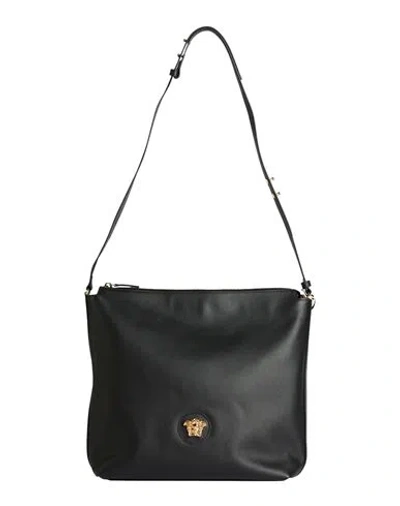 Versace Woman Cross-body Bag Black Size - Calfskin