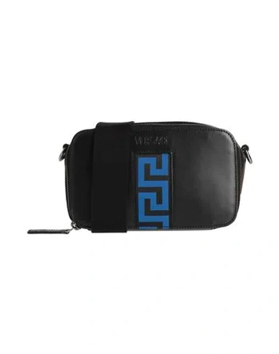 Versace Woman Cross-body Bag Black Size - Calfskin