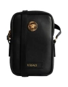 Versace Woman Cross-body Bag Black Size - Leather In Black