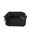 Versace Woman Cross-body Bag Black Size - Polyamide, Cotton, Polyester, Calfskin In Black